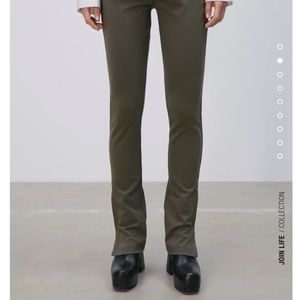 Split High Waist Pants